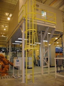 Cage ladder custom built by piccola