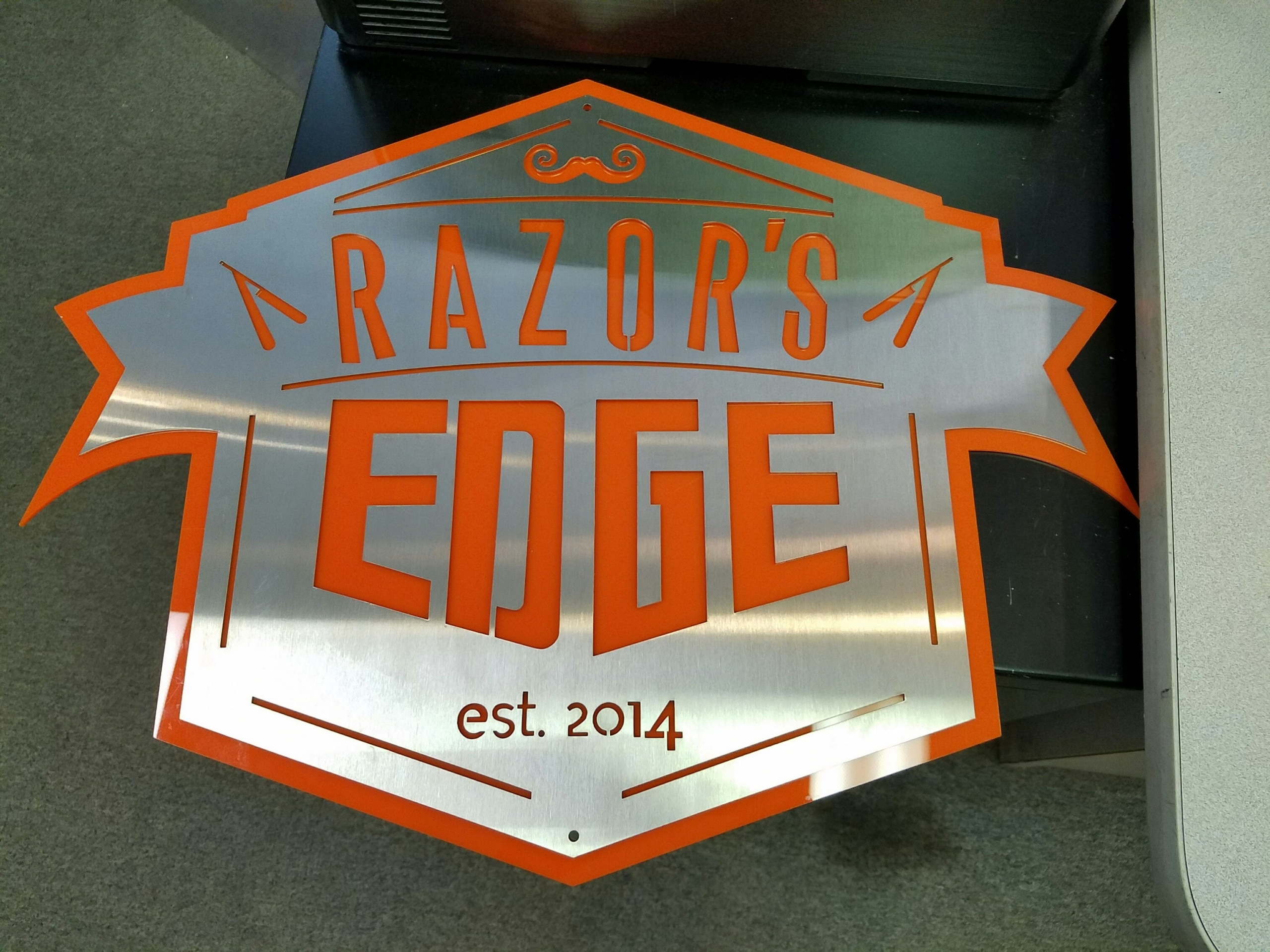 Razors Edge laser cut by piccola mfg